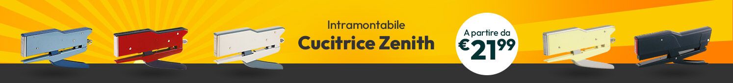Cucitrice Zenith a partire da soli € 21,99