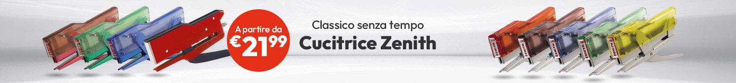 Cucitrice Zenith a partire da soli € 21,99