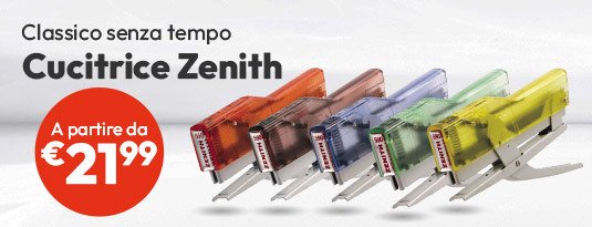 Cucitrice Zenith a partire da soli € 21,99