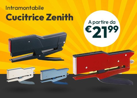 Cucitrice Zenith a partire da soli € 21,99