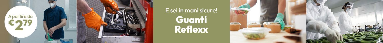 Guanti Reflexx a partire da € 3,49