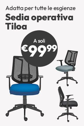 Sedia operativa Tiloa a soli € 99,99