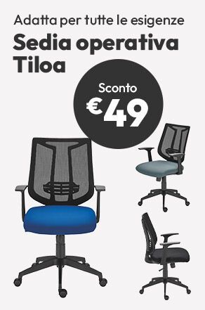 Sedia operativa Tiloa a soli € 99