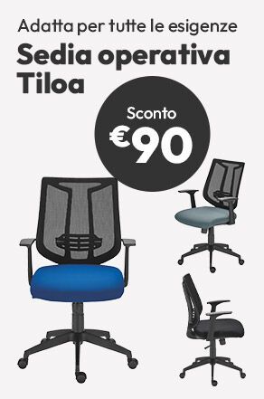 Sedia operativa Tiloa scontata di 90€