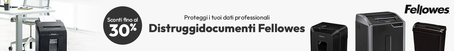Distruggidocumenti Fellowes scontati fino al 30%