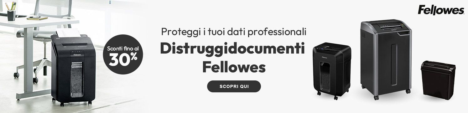 Distruggidocumenti Fellowes scontati fino al 30%