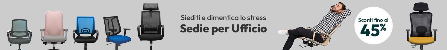 Sedie per ufficio con sconti fino al 45%