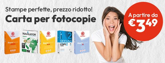 Carta per fotocopie a patire da € 3,49