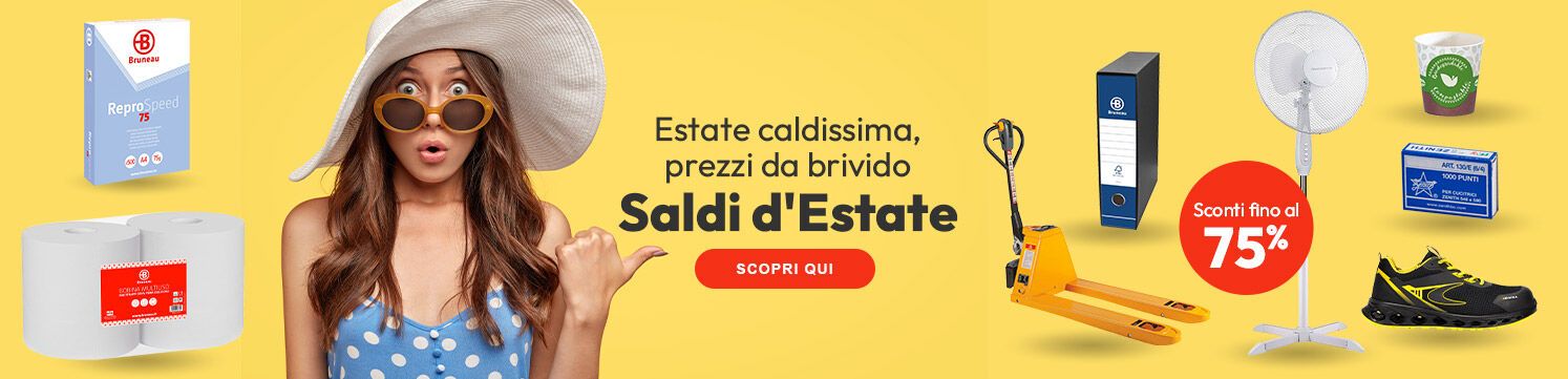 Offerte d'Estate con sconti fino al 75%