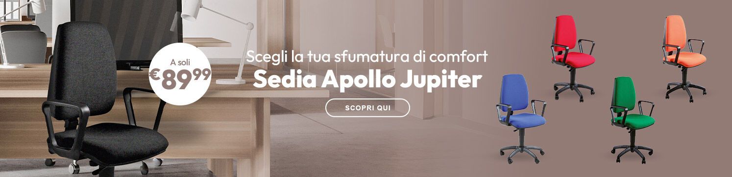 Sedia operativa Apollo a soli €89,99
