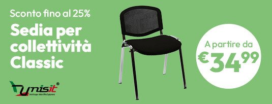 Sedia per collettività Classic a partire da €34,99