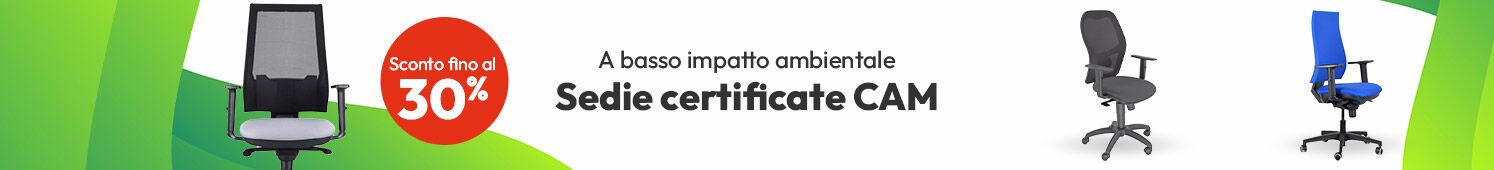 Sedie certificate secondo i criteri minimi ambientali : scopri l'assortimento e gli sconti fino al 30%!
