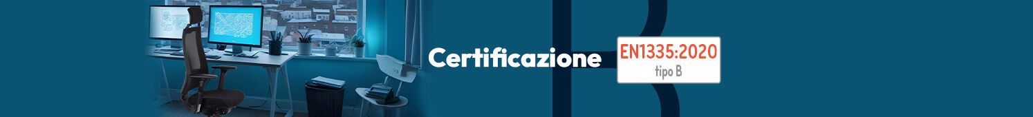 Sedie per ufficio certificate EN 1335 2020 tipo B