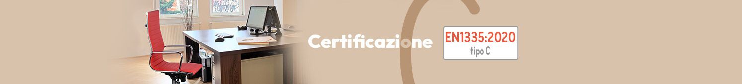 Sedie per ufficio certificate EN 1335 2020 tipo C