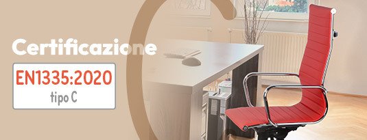 Sedie per ufficio certificate EN 1335 2020 tipo C
