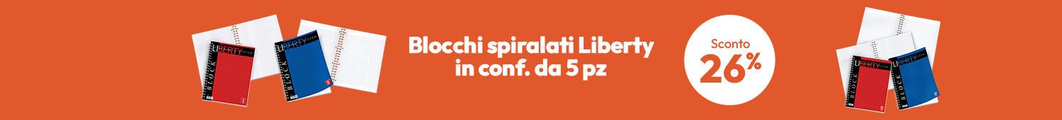 Blocchi spiralati Liberty Sconto 26%