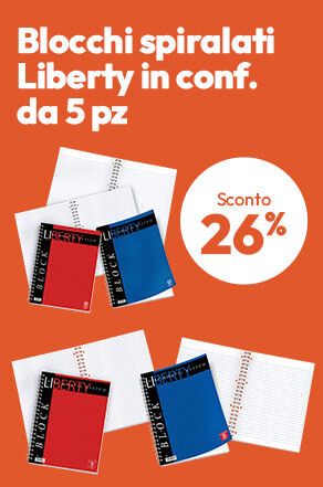 Blocchi spiralati Liberty Sconto 26%