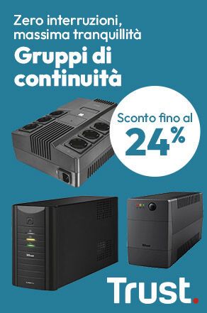 Gruppi di continuità Trust sconto fino al 24%