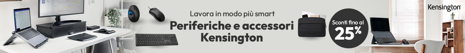 Kensington periferiche e accessori lavora in modo smart con sconti fino al 27%