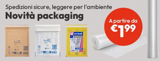 Novita packaging a partire da €1,99