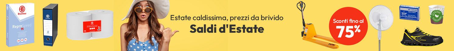 Saldi d'Esate sconti fino al 75%