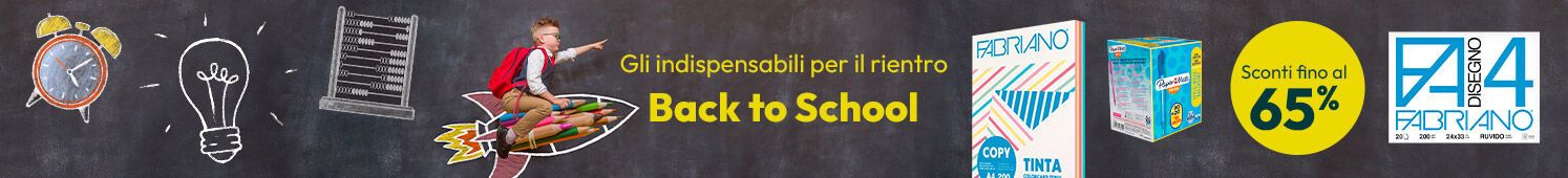 Back to School - non perdere gli sconti fino al 65%!