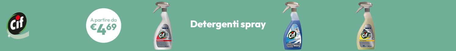 Detergenti spray Cif da soli € 4,69 cad.