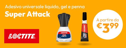 Super Attack adesivo universale liquido gel e penna a partire da €3,99