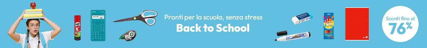 Back to School con sconti fino al 76%