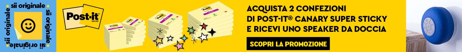 Acquista 2 confezioni di Super Sticky e ricevi uno speaker da doccia!