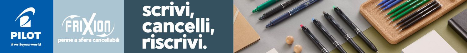Promo penna a sfera cancellabili Pilot Frixion