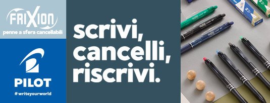 Promo penna a sfera cancellabili Pilot Frixion