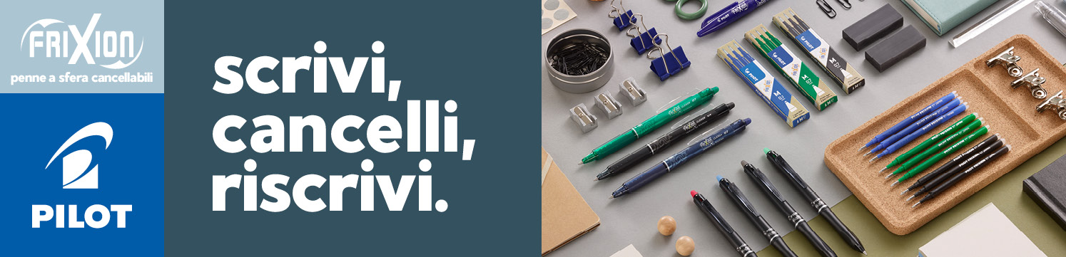 Promo penna a sfera cancellabili Pilot Frixion
