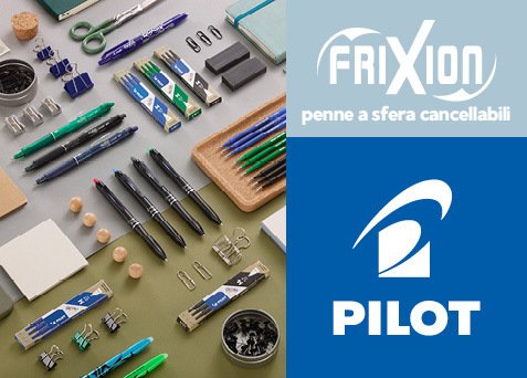 Promo penna a sfera cancellabili Pilot Frixion