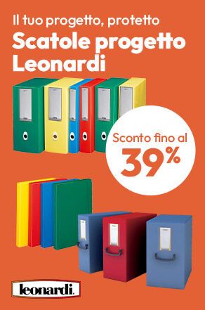 Scatole progetto Leonardi sconto fino al 39%