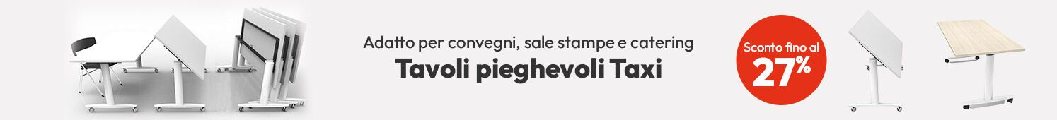 Tavoli pieghevoli Taxi sconto fino al 27%