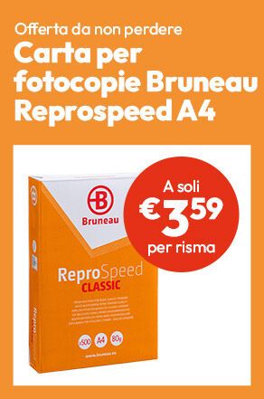 Carta Brunea Reprospeed a soli € 3,59 per risma