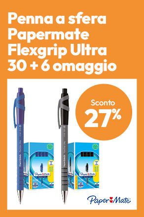Penna Papermate Flexgrip sconto 27%