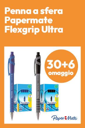 Penna Papermate Flexgrip 30+6 omaggio