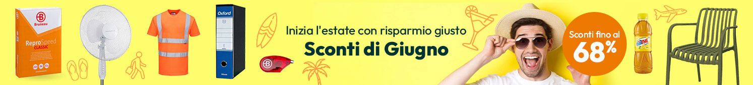 Sconti di Giugno: inizia il mese con il risparmio giusto fino al -68%