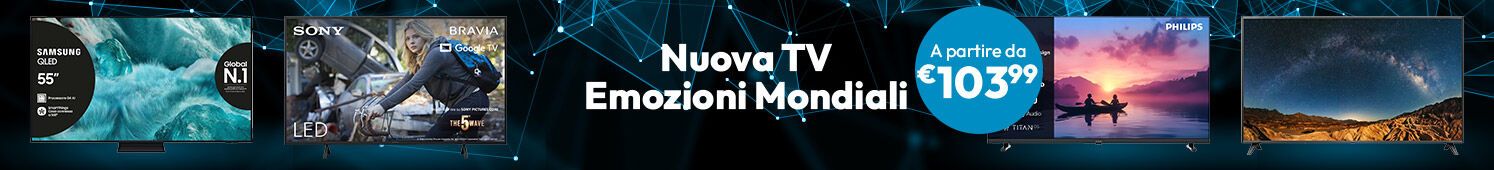 Nuova TV Emozioni Mondiali scopri tutto l'assortimento a partire da € 103,99