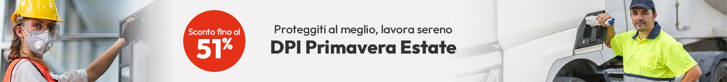 DPI Primavera Estate: proteggiti al meglio sconti fino al 51%