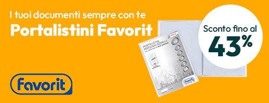 Portalistini Favorit sconto fino al 43%