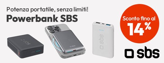 SBS Powerbank sconto fino al 14%