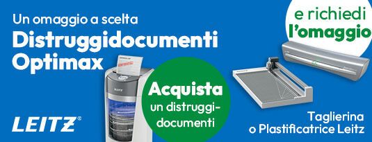 Distruggidocumenti Optimax e richiedi il tuo omaggio!