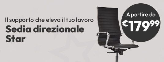 Sedia direzionale Star a partire da €179,99