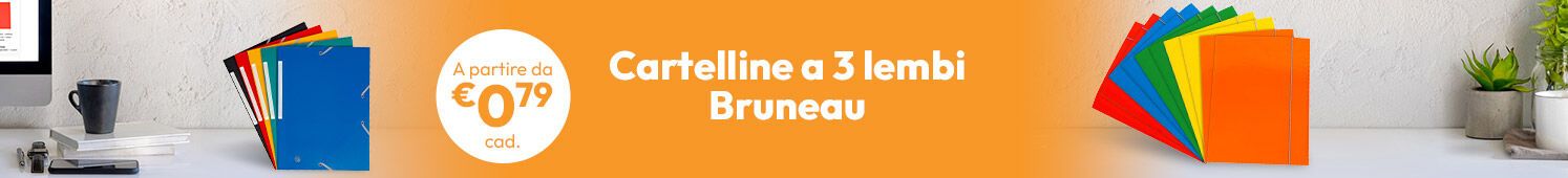 Cartelline 3 lembi Bruneau a partire da €0,79 cad.