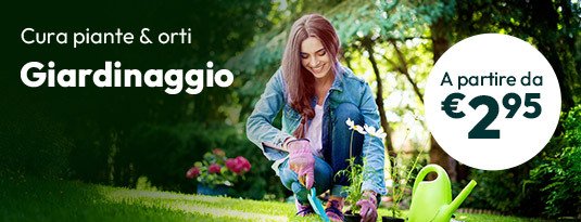 Giardinaggio - scopri tutti gli utensili per la cura di piante & orti