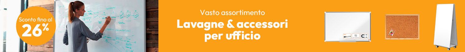 Lavagne & accessori con sconti fino al 26%