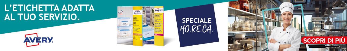 Avery etichette HO.RE.CA scopri tutto l'assortimento